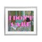 Stupell Industries I Don't Care over Classic Painting Framed Print Under Glass, design by Lil' Rue